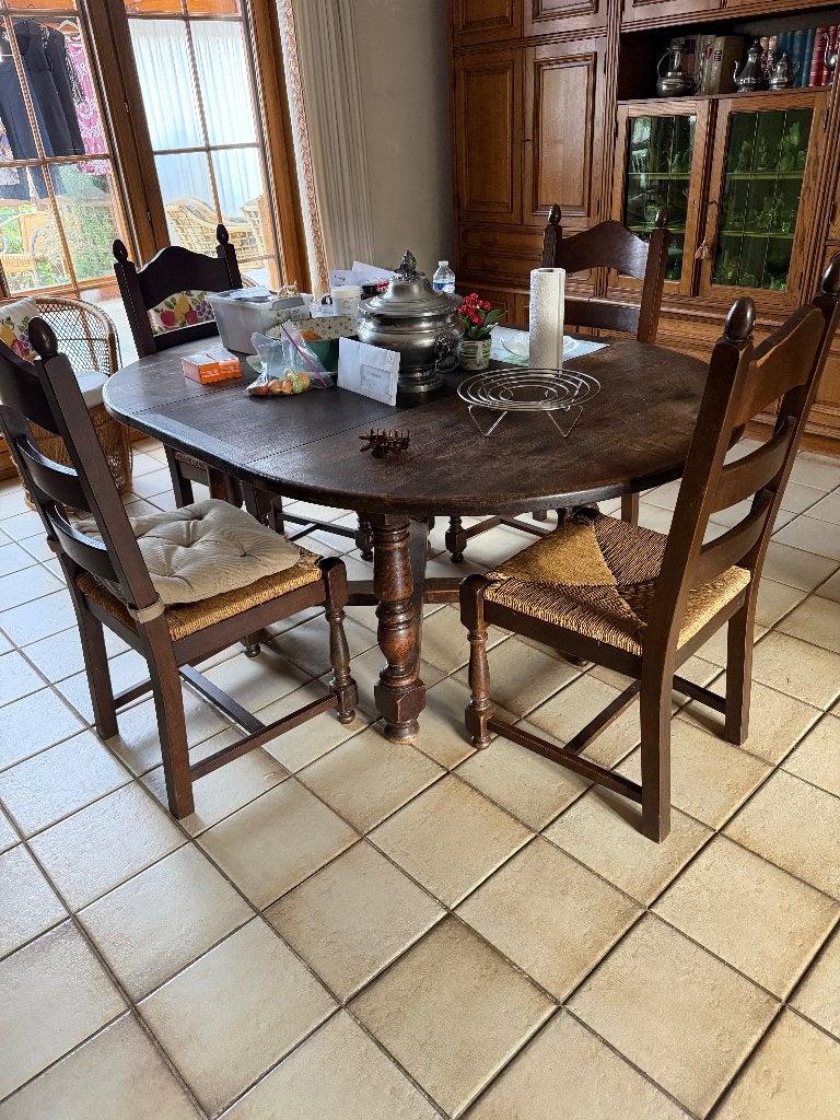 dining table met 4 zetels, Ophalen