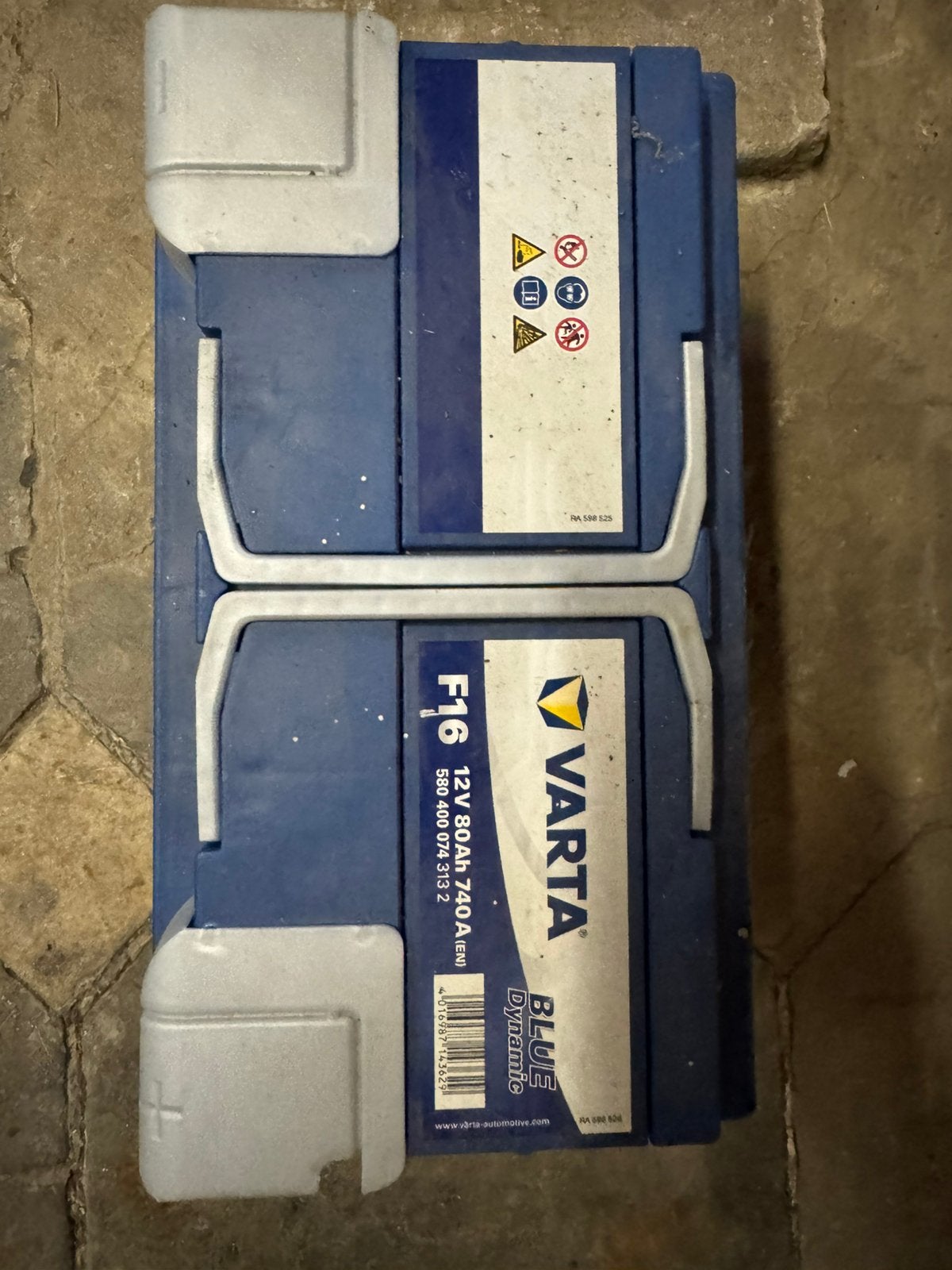 Batterie 12V – 80Ah – 740A, Autos : Pièces & Accessoires, Enlèvement ou Envoi