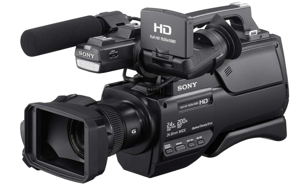 Sony HXR-MC2500 schouder HD camcorder, Carte mémoire, Microphone externe, Caméra, Comme neuf