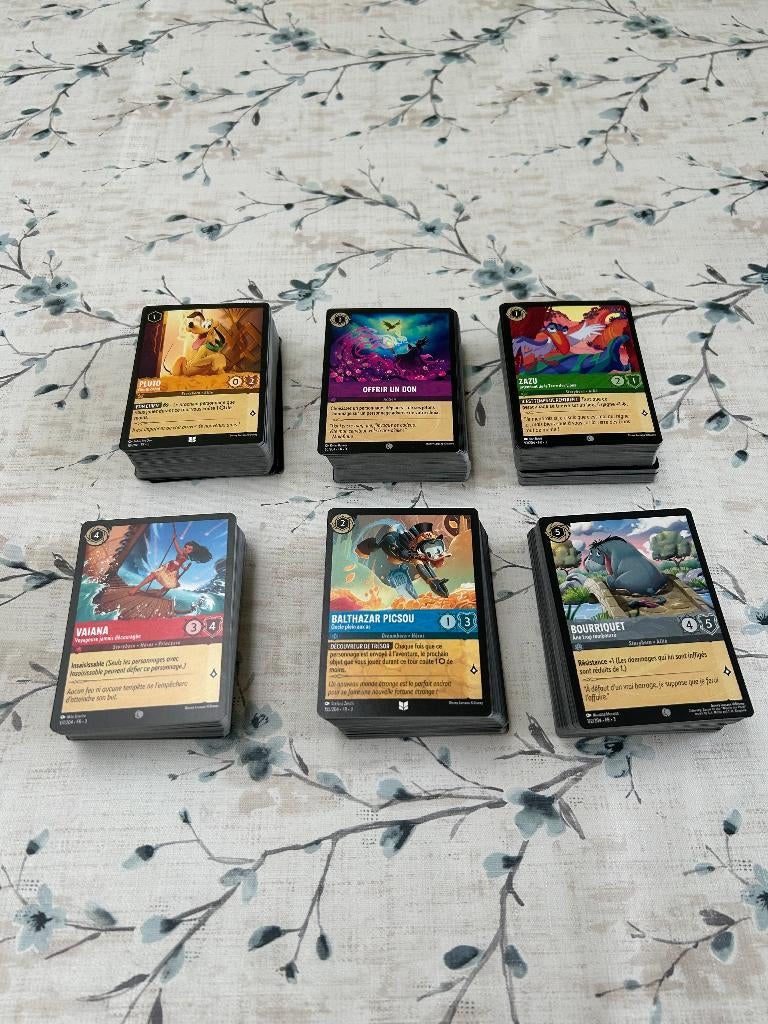 Lot de 492 cartes Lorcana - Set 3 - Les terres d'Encres, Collections, Enlèvement ou Envoi, Comme neuf, Autres types