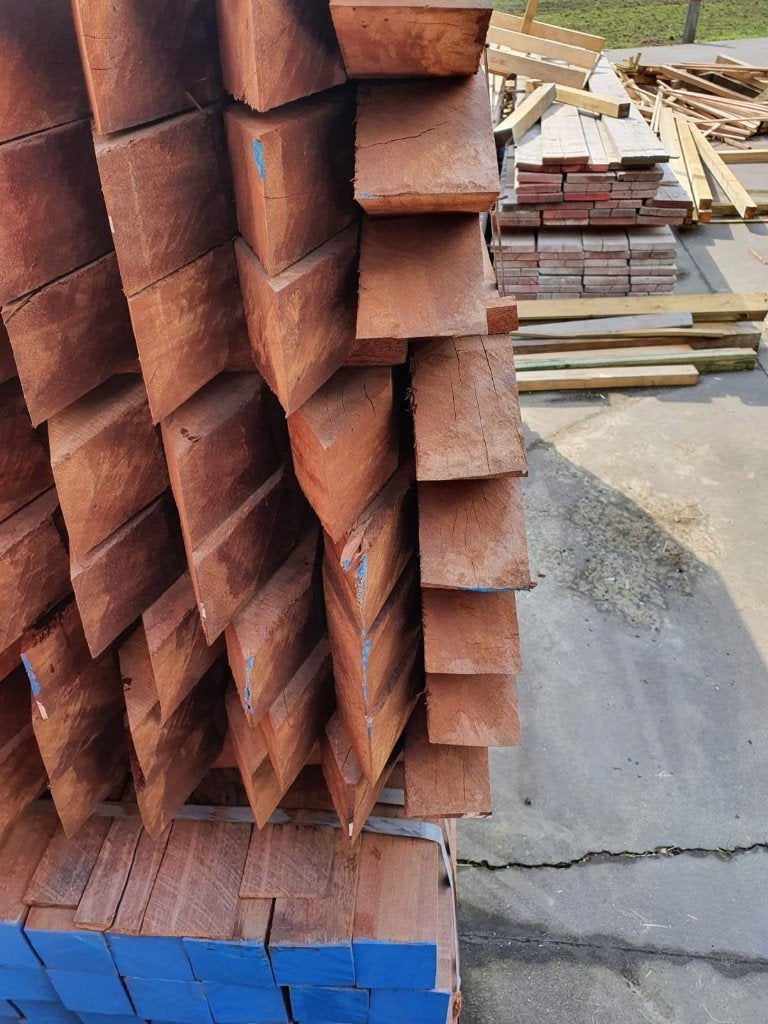 Hardhouten Palen - Bezorgd of Afhalen, Tuin en Terras, Palen, Nieuw, Ophalen of Verzenden, Hardhout