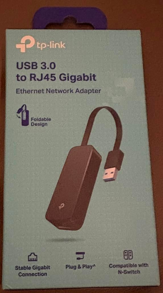 Tp-link USB 3.0 naar gigabit ethernet netwerk adapter, Enlèvement ou Envoi, Comme neuf