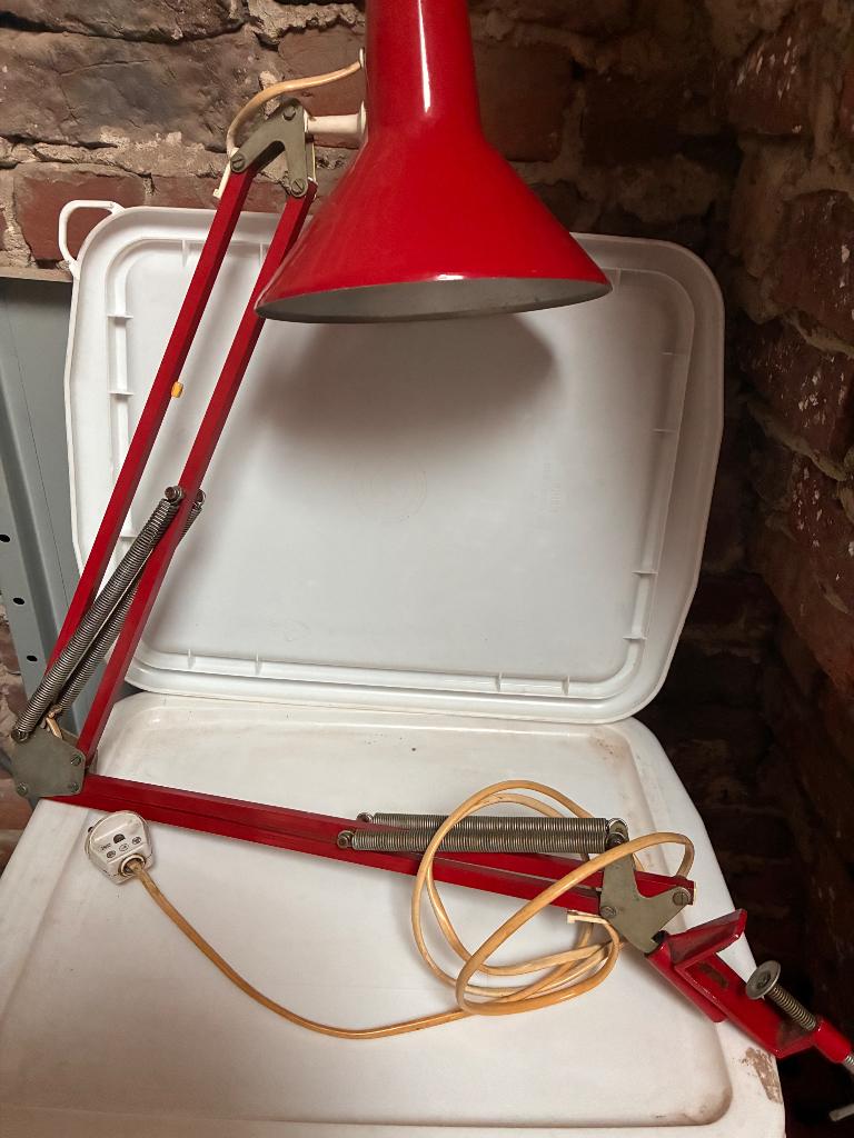 Vintage bureaulamp, Huis en Inrichting, Ophalen, Gebruikt, 50 tot 75 cm, Vintage