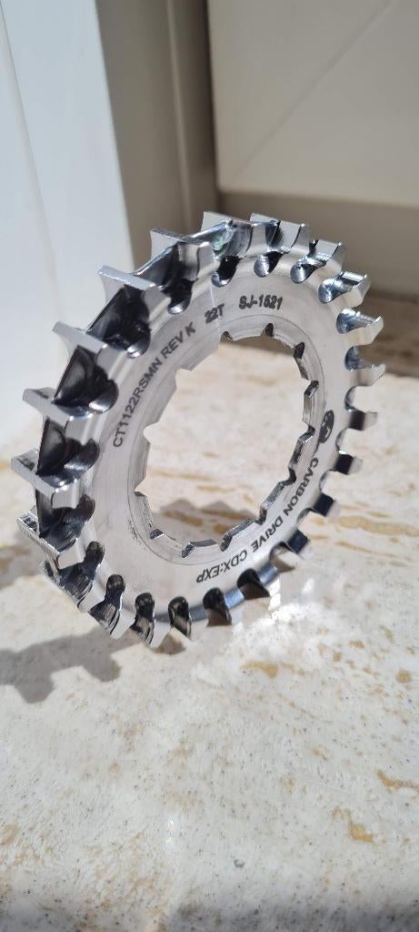Gates Carbon Drive CDX:EXP Achtertandwiel 22T, Fietsen en Brommers, Gebruikt, Gates, Overige typen, Staal