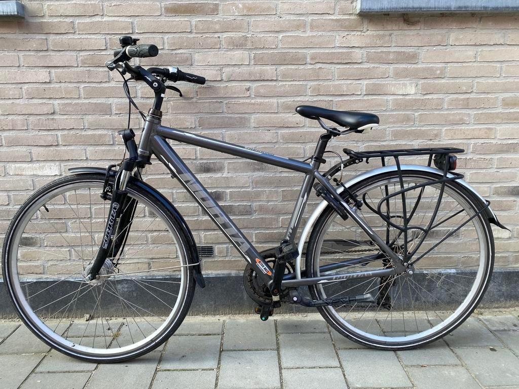 Herenfiets Stadfiets schoolfiets kotfiets gazelle Esprit, Ophalen, Velgrem, Batavus, Zo goed als nieuw