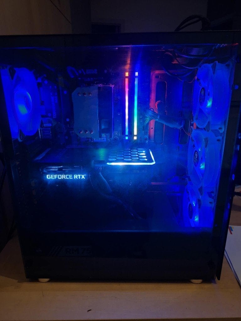 PC AMD Ryzen 5 5600X RTX 3060 Ti 16GB DDR4 Vi5000 SSD 512GB, Le pc est monté avec différentes marques, Gaming, SSD, 16 GB