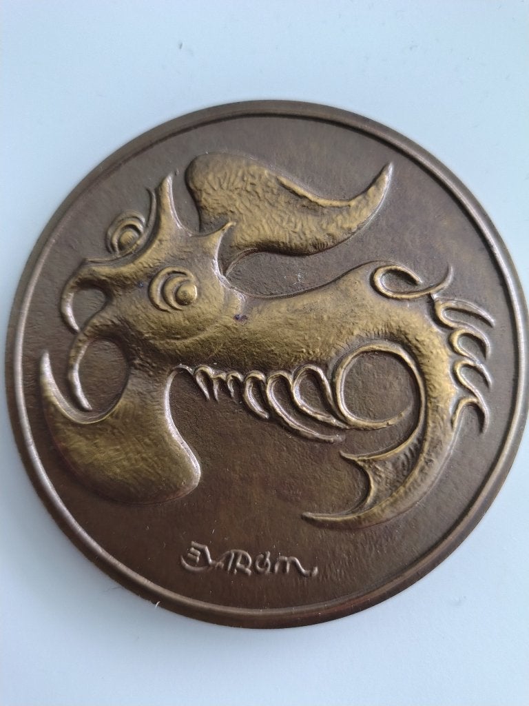 Médaille, Fibru-Fisch, Bruxelles - 1973, Antiquités & Art, Curiosités & Brocante, Enlèvement ou Envoi