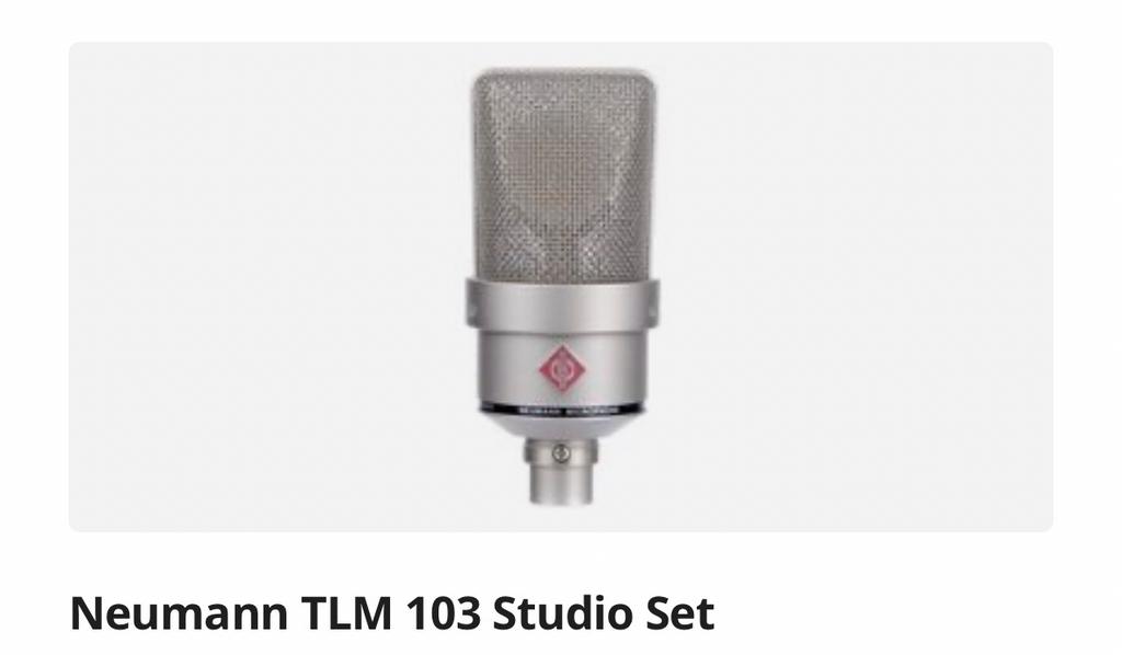 Neumann TLM 103 (Garantie 2ans), Enlèvement