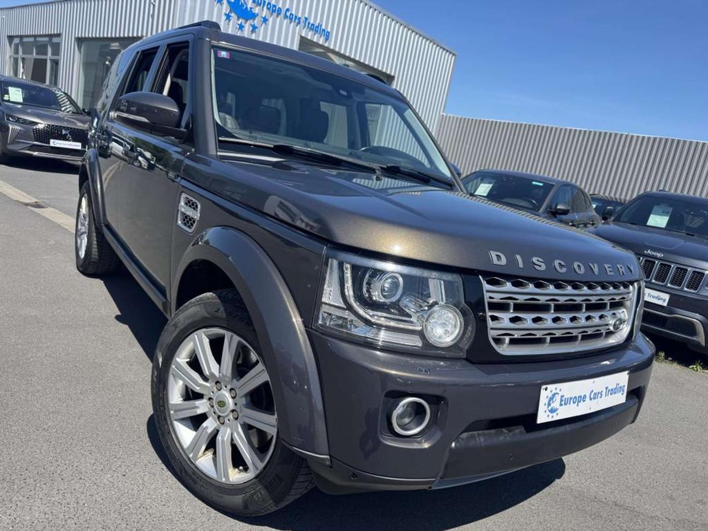 Land Rover Discovery 4 HSE 3.0SDV6 255ch PHASE 3 BVA 7 PLACE, Autos, Land Rover, Cuir, Argent ou Gris, Achat, 213 g/km