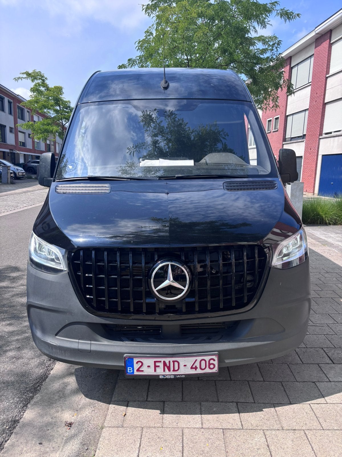 Mercedes sprinter L2H2, Automaat, Zwart, Mercedes-Benz, Bedrijf