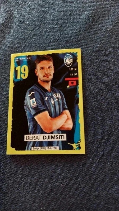 Panini / Sticker : Berat Djimsiti / Atalanta Bergamo, Verzamelen, Ophalen of Verzenden, Nieuw, Poster, Plaatje of Sticker