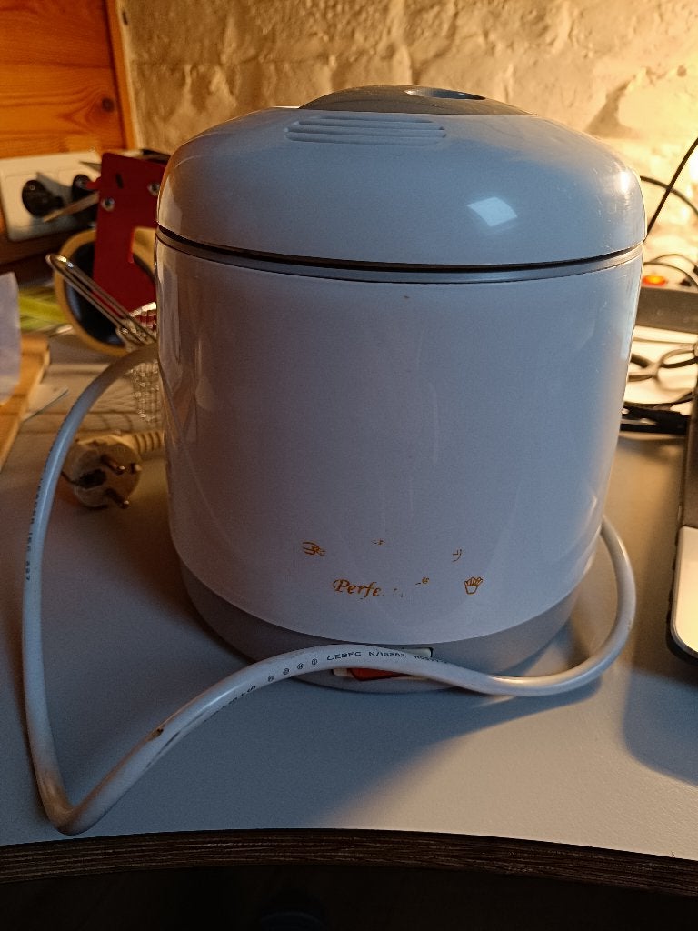 Petite friteuse électrique/Appareil à fondue Perfectel, Electroménager, Moins de 1 litre, Enlèvement ou Envoi, Utilisé