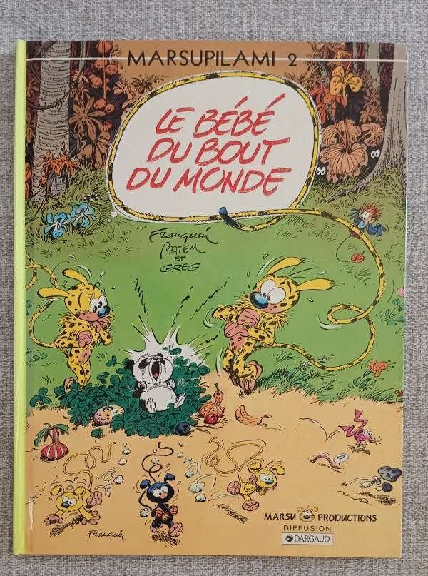 BD Marsupilami 2 Franquin Batem Greg signature TTB EO, Une BD, Enlèvement ou Envoi, Utilisé