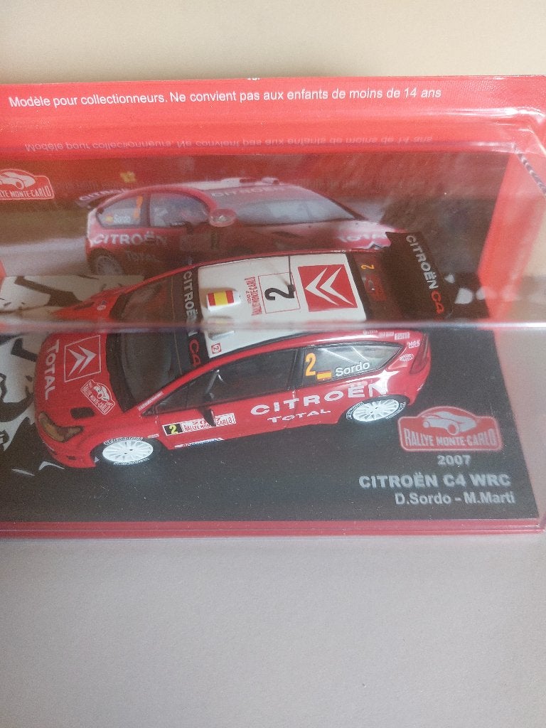 Citroën C4 WRC Rallye Monte Carlo 2007, Envoi, Neuf, Voiture, Autres marques