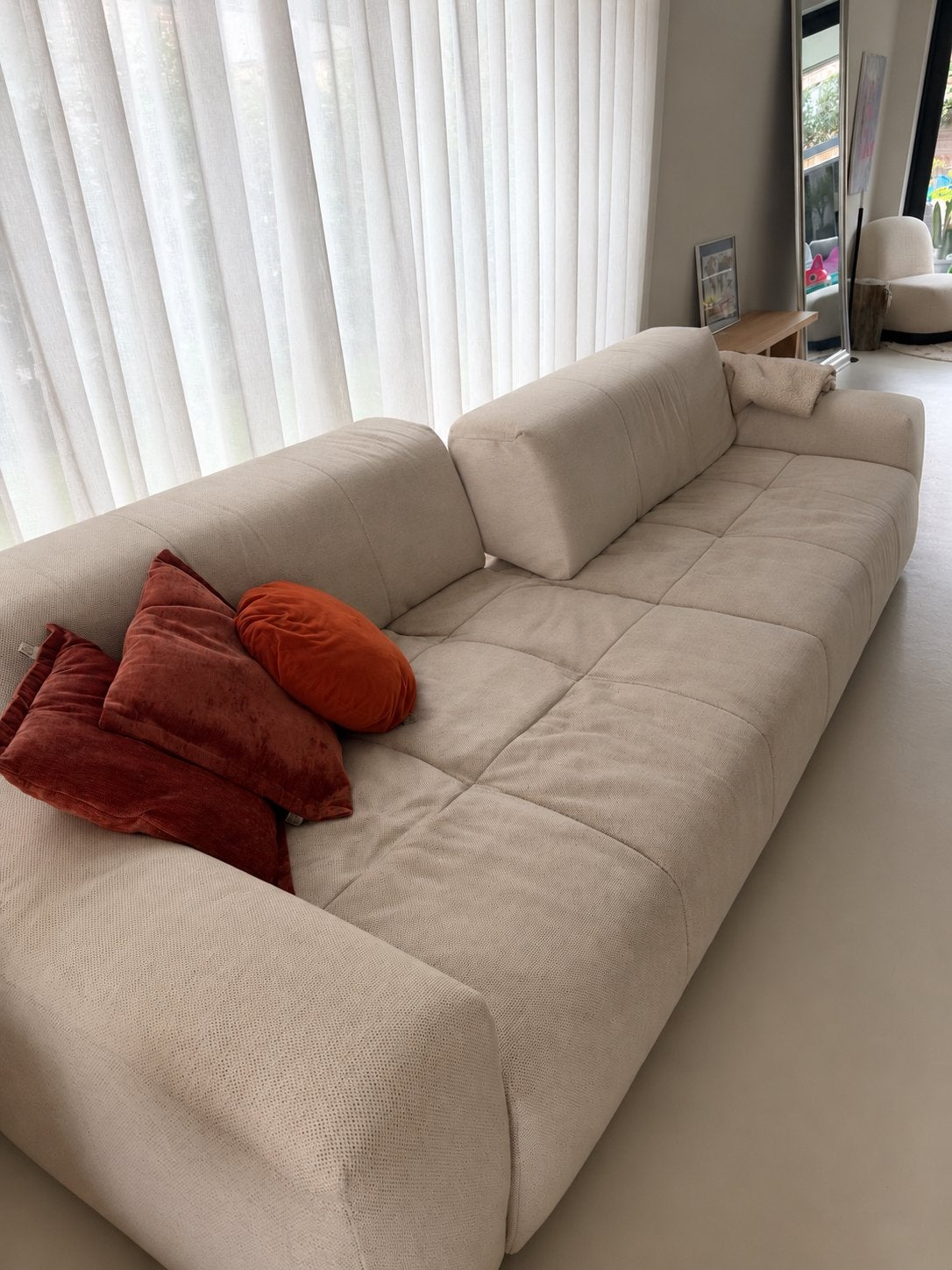 Moderne zetel van Gero wonen, Huis en Inrichting, Ophalen, Gebruikt, 100 tot 125 cm, Driepersoons