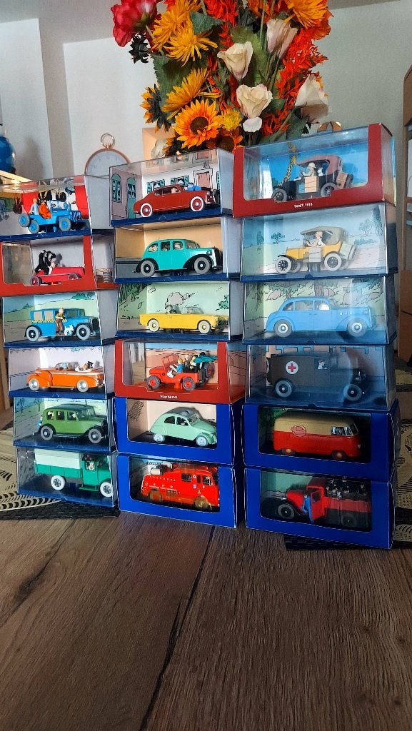 Voitures tintin, Enlèvement ou Envoi, Tintin