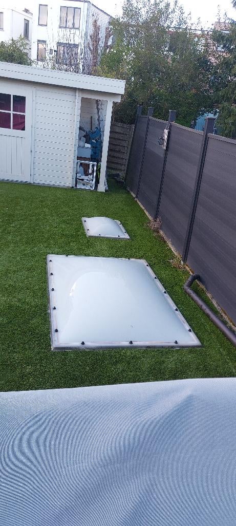 Dakkoepels melkwit, Doe-het-zelf en Bouw, Ophalen, Gebruikt, 160 cm of meer, Dubbelglas