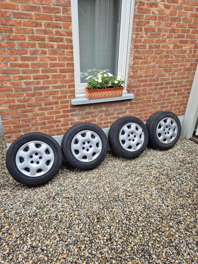 Velgen en banden, Ophalen, 14 inch, Gebruikt, Banden en Velgen