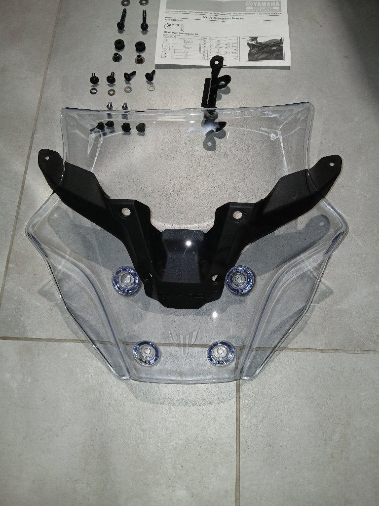 Yamaha Original - Medium windscherm  voor MT-09 2024 ->, Motoren, Ophalen of Verzenden, Gebruikt