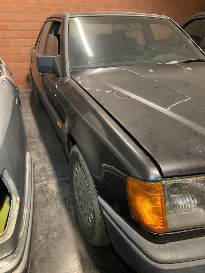 w124 300 diesel 1986, 4 deurs, Zwart, Zwart, Leder