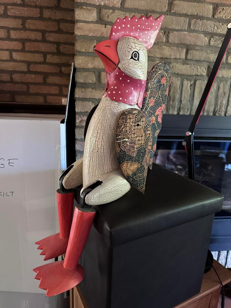 Decoratie kip, Ophalen, Zo goed als nieuw