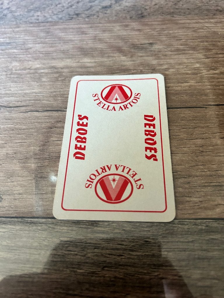 1 speelkaart brouwerij Stella artois leuven, Enlèvement ou Envoi, Neuf, Carte(s) à jouer
