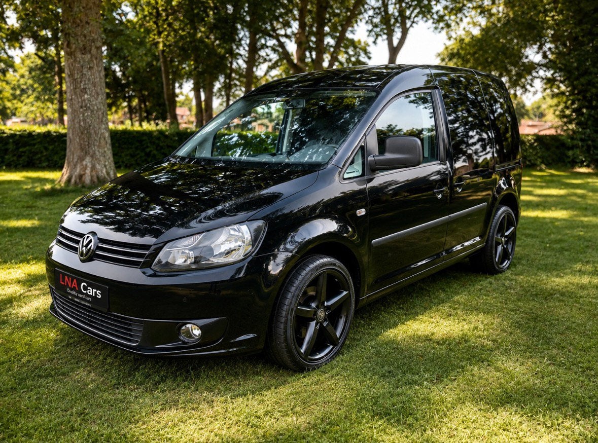 Vw caddy 1.6 tdı met aırco zeer praktische, Voorwielaandrijving, 4 cilinders, Volkswagen, Leder en Stof