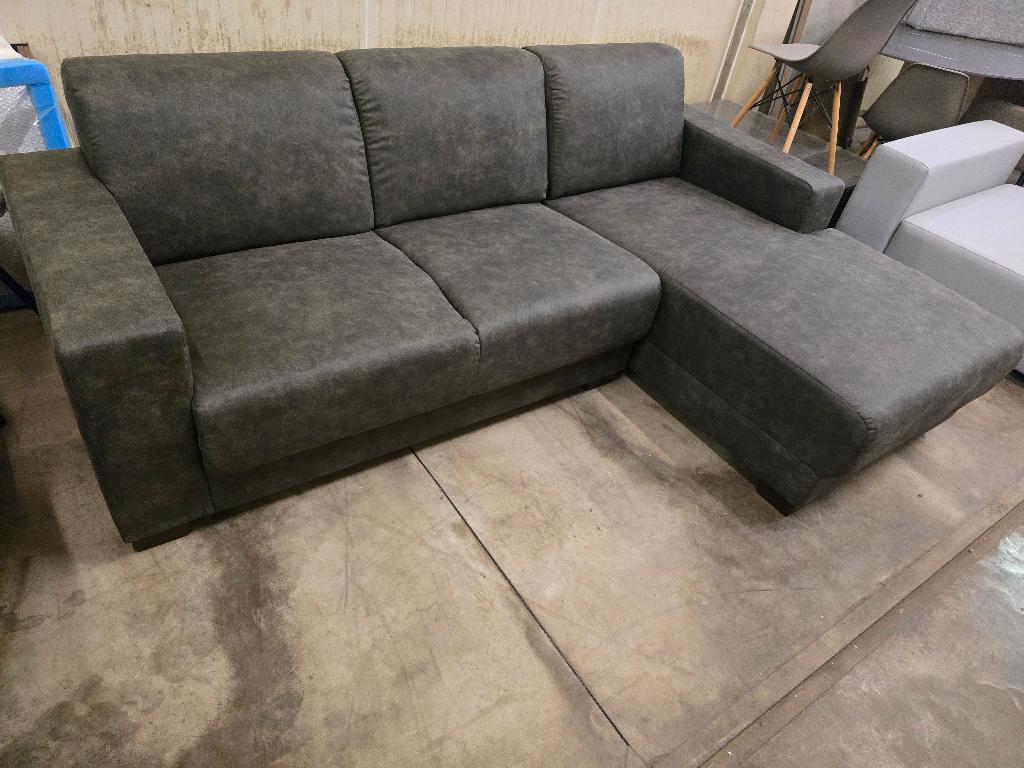 Nieuwe hoeksalon 240cm x 160cm (bestaat uit 2 delen), Ophalen, Leer