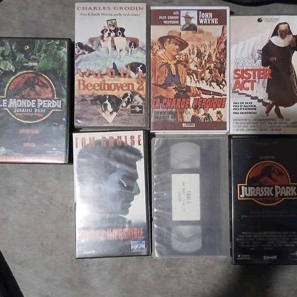 Lots 7 originele VHS-videoband, Ophalen