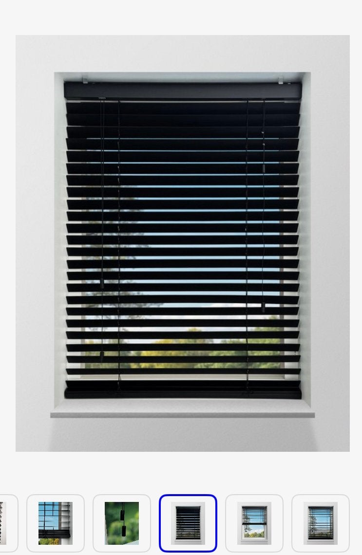 Houten lamellen, Huis en Inrichting, Stoffering | Gordijnen en Lamellen, Ophalen, Overige merken, 170 cm, Zwart
