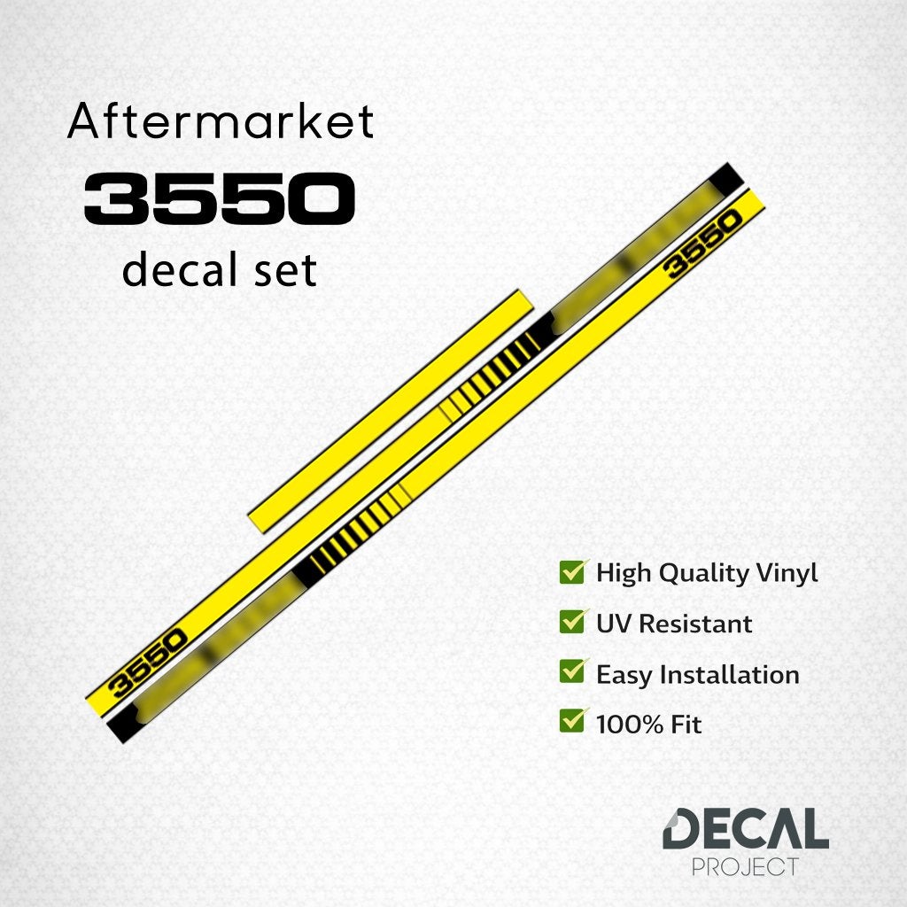 Autocollants de rechange John Deere 3550 - 3650, Envoi