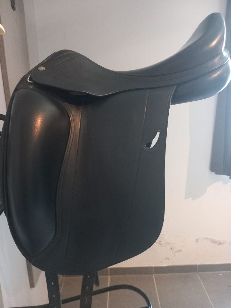 Dressuurzadel Equipe Emporio 17 inch, Ophalen of Verzenden, Epplejeck, Dressuur, Zwart