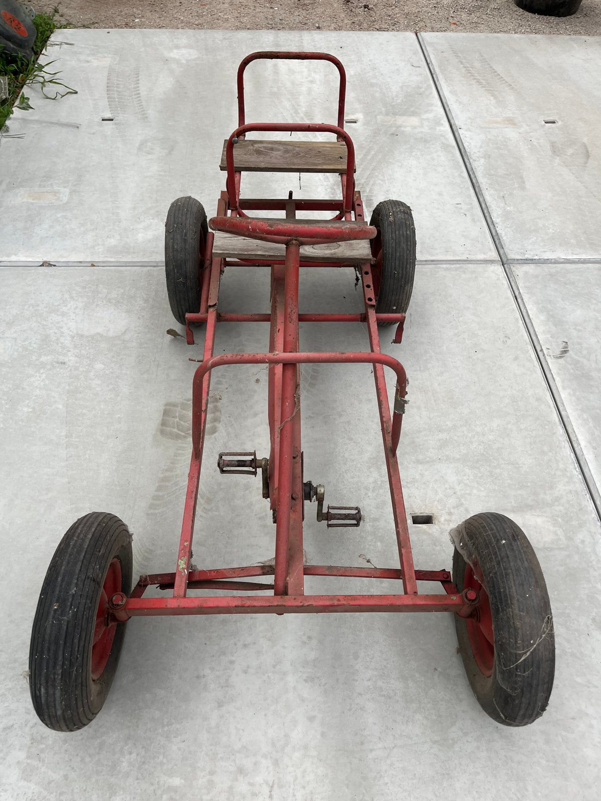 Vintage Embrechts Gocart / Retro Trapauto Restauratieproject, Ophalen, Gebruikt, Duozit