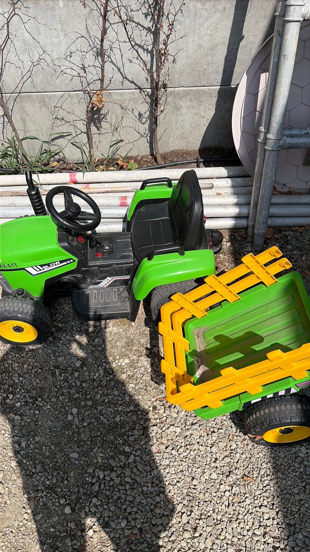 Elektrische tractor, Ophalen, Zo goed als nieuw