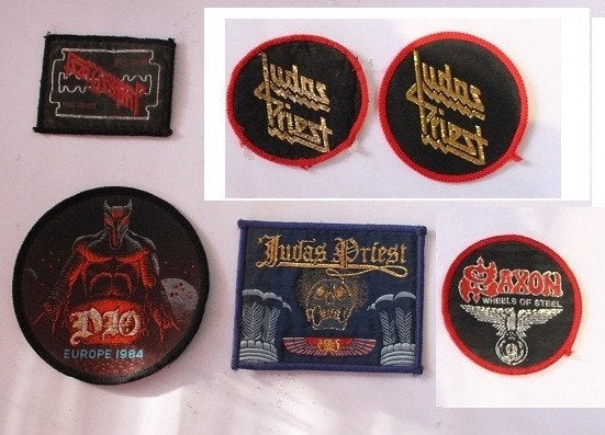 Badges Heavy-metal band!, Collections, Enlèvement ou Envoi, Comme neuf, Autres sujets/thèmes