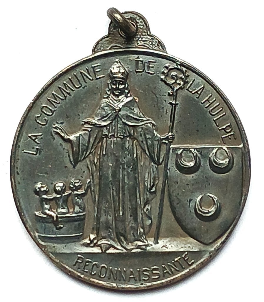médaille de guerre 14-18 la commune de la hulpe soldat grand, Enlèvement ou Envoi, Autres matériaux