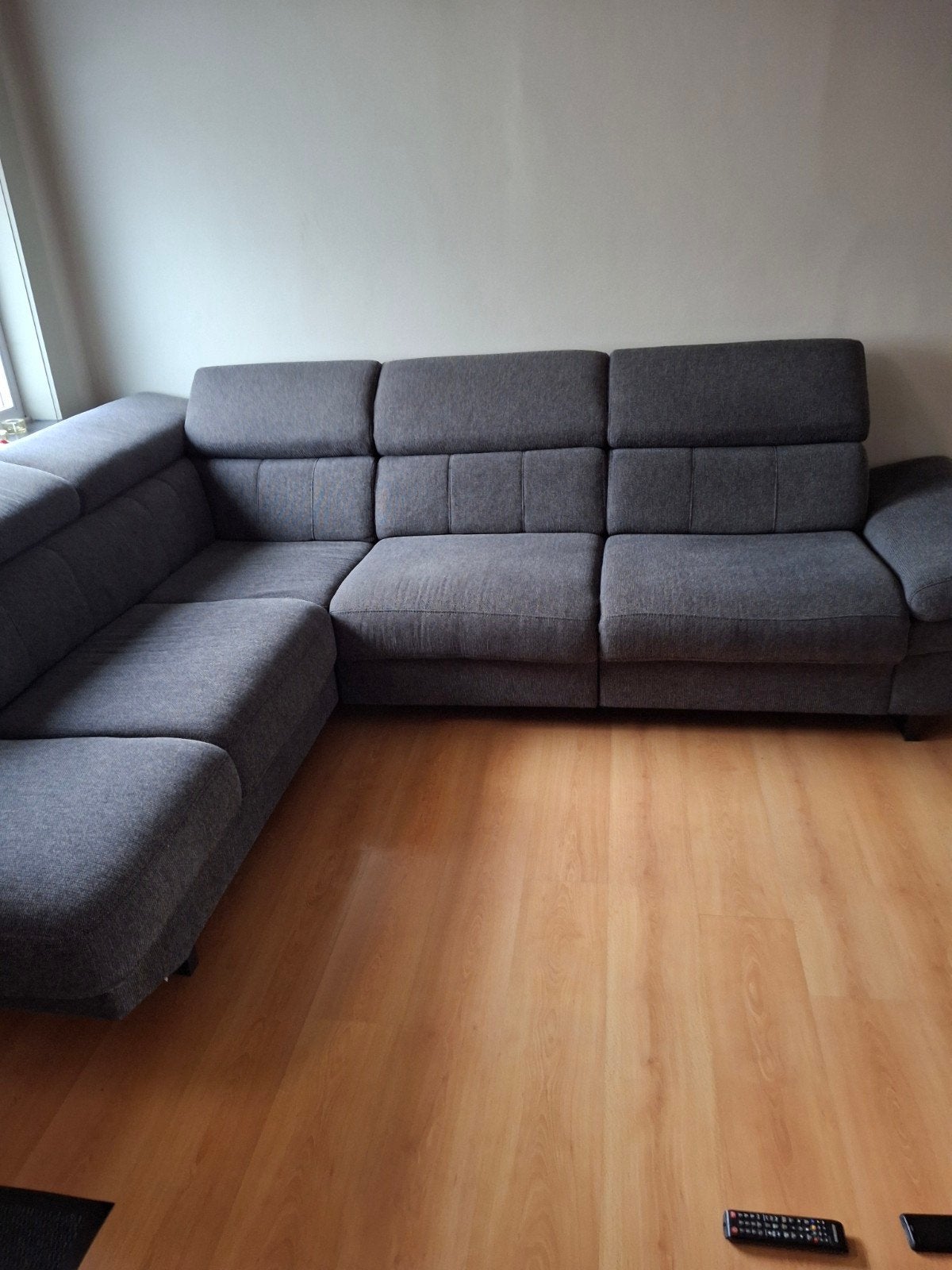 zithoek met electrische relax, Ophalen, Zo goed als nieuw, Stof, Modern