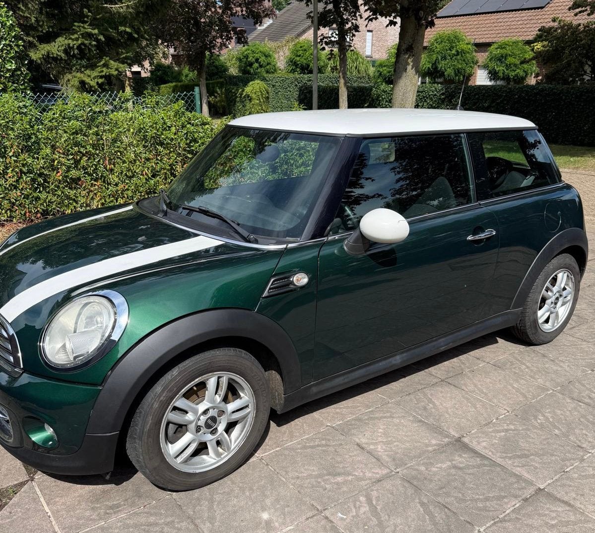 Mini Cooper D 1.5D, Auto's, Mini, Zwart, Leder en Stof, 5 deurs, Particulier