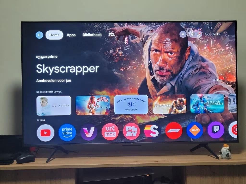 Téléviseur 4K TCL 55C61BX1 - QLED - 55 pouces, Autres marques, QLED, 50 Hz, Comme neuf