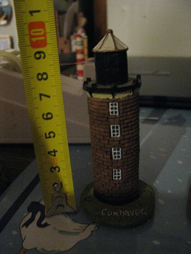 vuurtoren beeld Duitsland - Cuxhaven, Ophalen of Verzenden, Zo goed als nieuw, Schaalmodel