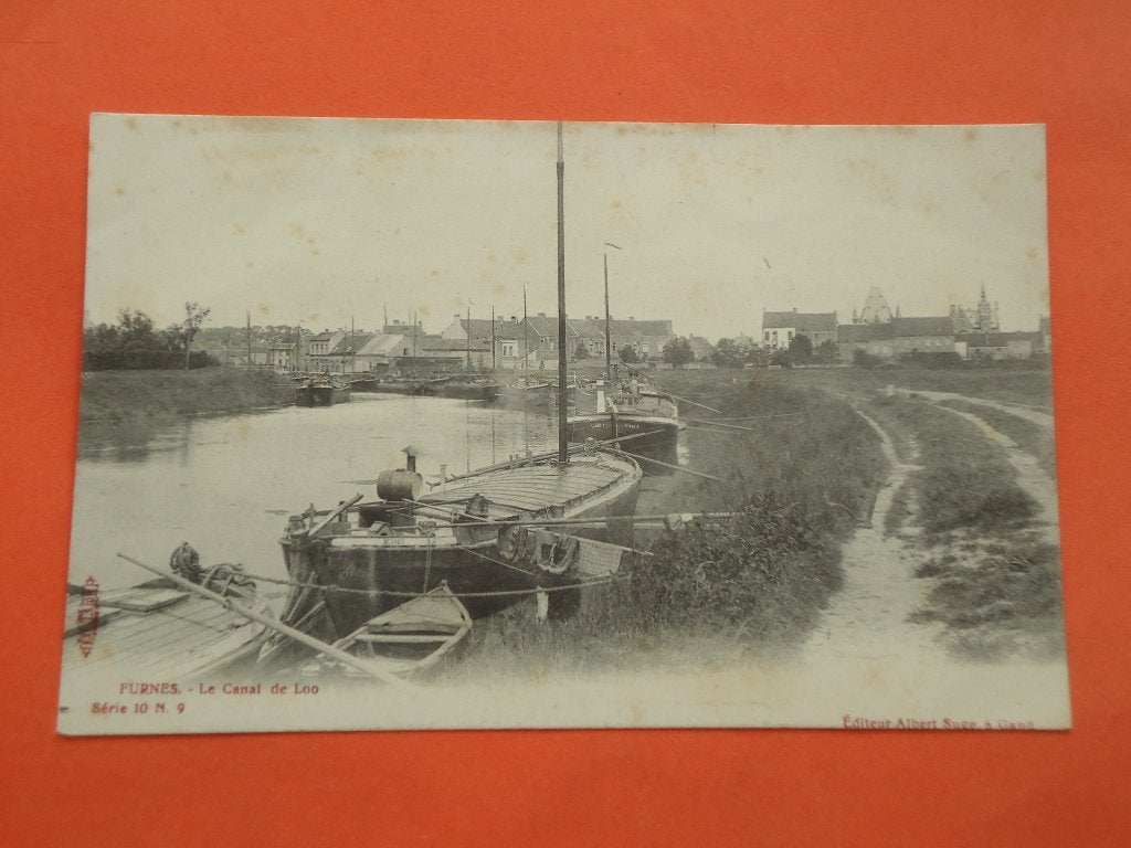 Veurne - Furnes Le Canal de Loo, Verzamelen, Ophalen of Verzenden, Voor 1920, Ongelopen, West-Vlaanderen