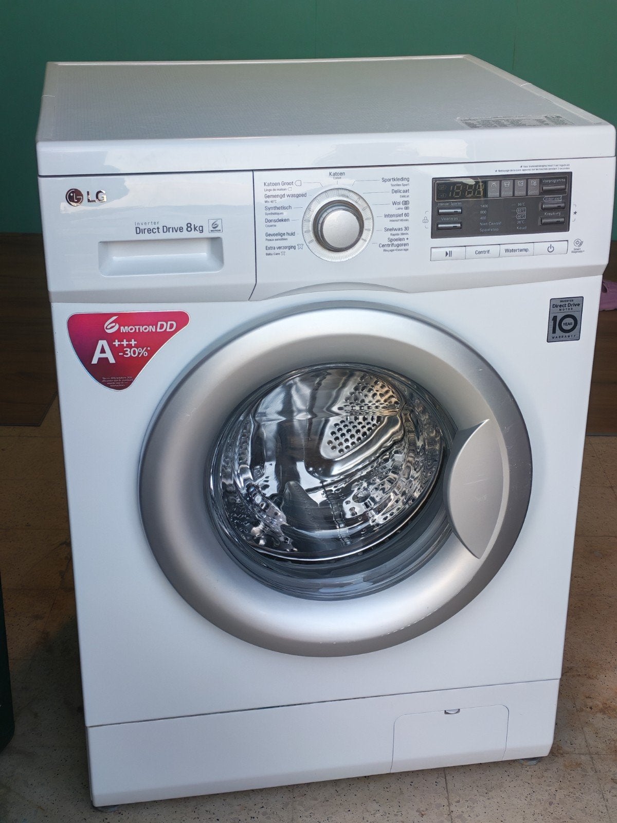 LG wasmachine, Ophalen