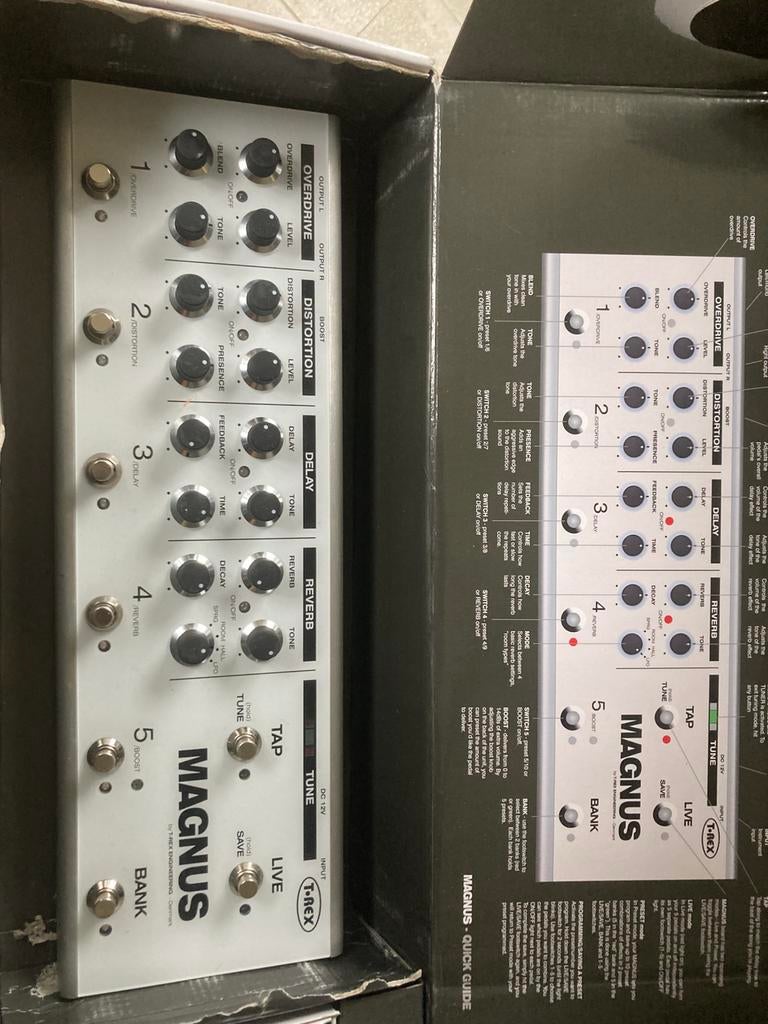 Multi effets guitare électrique T REX MAGNUS, Muziek en Instrumenten, Ophalen, Zo goed als nieuw