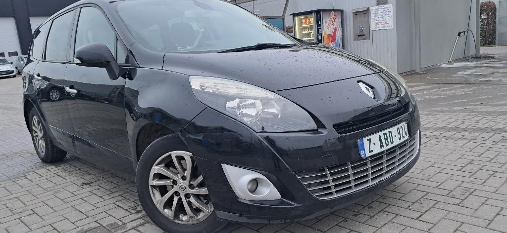 RENAULT SCENIC/1500cc DIESEL/7 PLAATSEN/GEKEURD/GARANTIE, Auto's, Euro 5, Monovolume, Zwart, Bedrijf