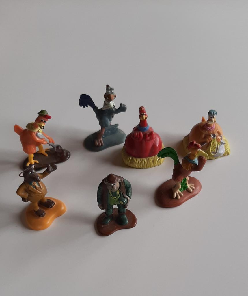 Chicken Run figuren.  Set van 7, Verzamelen, Stripfiguren, Zo goed als nieuw, Beeldje of Figuurtje, Overige figuren, Ophalen of Verzenden