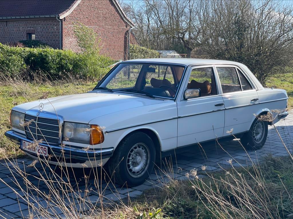 Mercedes 280 W123 Oldtimer, Auto's, 4 deurs, Wit, Mercedes-Benz, Overige kleuren