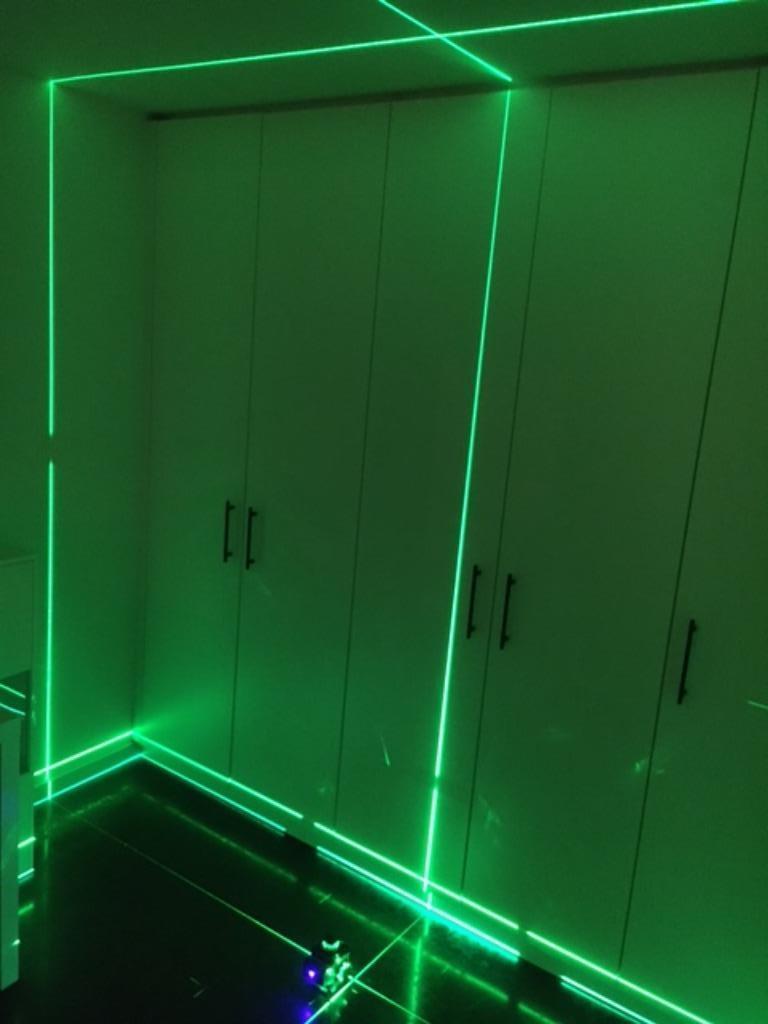 Kruislijnlaser 3D 16 lijnen (groen), Doe-het-zelf en Bouw, Ophalen, Nieuw, Overige meters