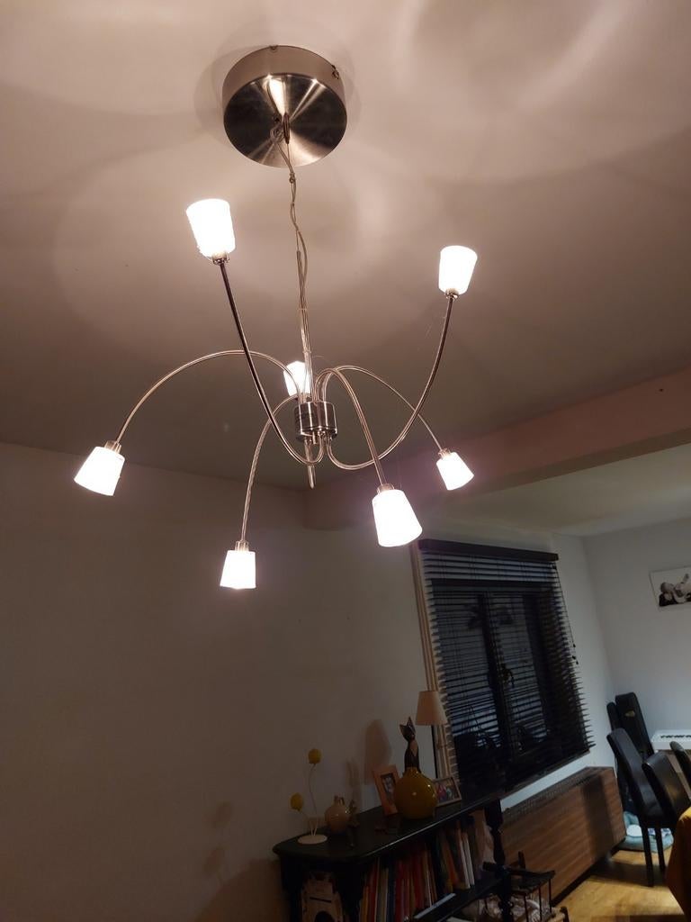 Plafonnier, éventuellement avec lampadaire assorti., Enlèvement, Comme neuf