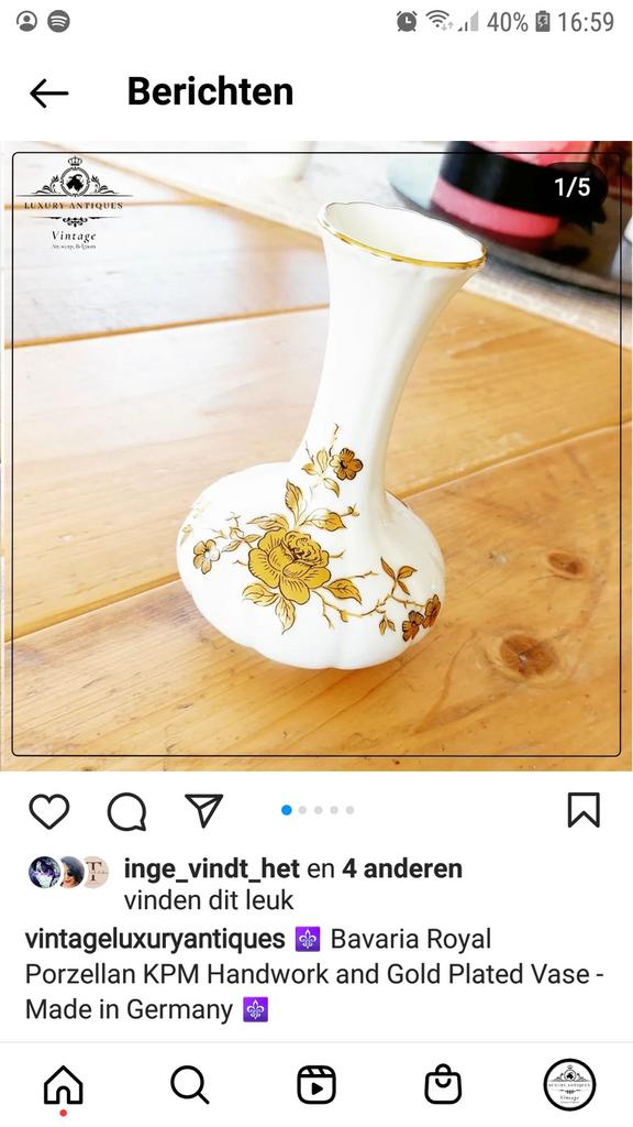 Bavaria Royal vaas, Antiek en Kunst, Ophalen of Verzenden