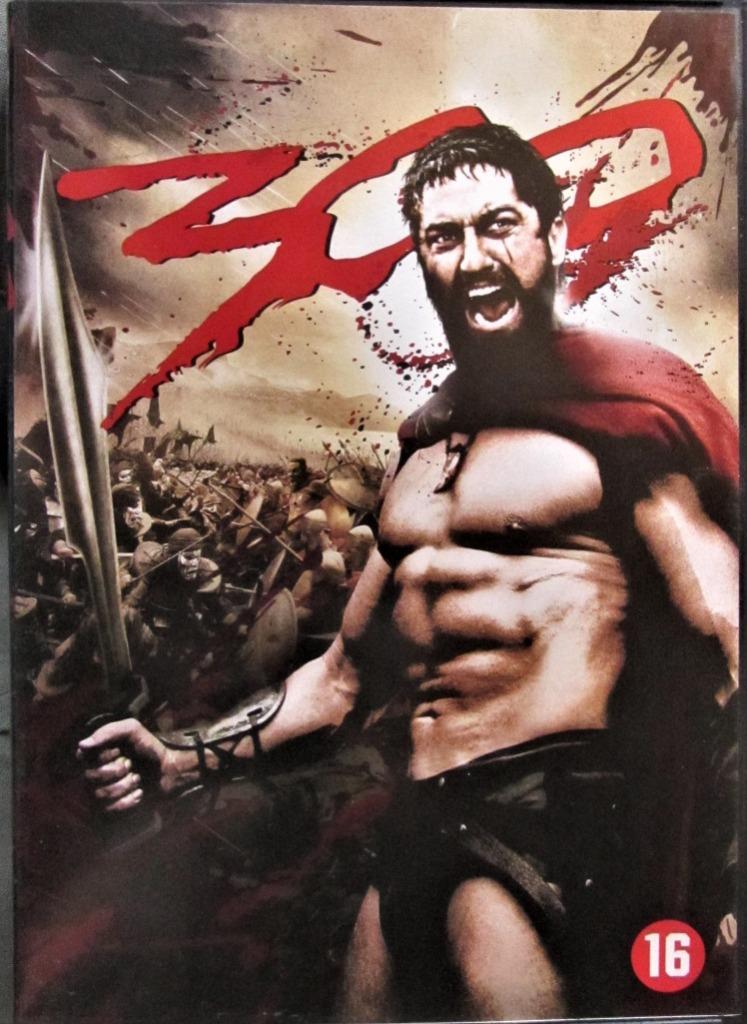 DVD ACTIE/GESCHIEDENIS- 300, Alle leeftijden, Ophalen of Verzenden, Zo goed als nieuw, Overige genres